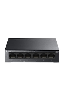 Tp-lınk Ls106p, Green Tech, 6 Port, Meggabit, 4 Port Poe+ 65w, Metal Kasa, Yönetilemez, Masaüstü Switch Tp-lınk Ls106p, Green Tech, 6 Port, Meggabit, 4 Port Poe+ 65w, Metal Kasa, Yönetilemez, Masaüstü Switch