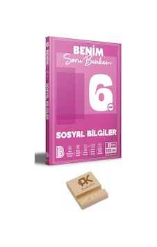 Benim Hocam 6. Sınıf Sosyal Bilgiler Soru Bankam + Telefon Standı Benim Hocam 6. Sınıf Sosyal Bilgiler Soru Bankam + Telefon Standı