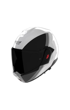 Nolan N120.1 Verniciatura Speciale Çenesi Arkaya Açılır Kask Siyah Camlı 356 Gri-beyaz Nolan N120.1 Verniciatura Speciale Çenesi Arkaya Açılır Kask Siyah Camlı 356 Gri-beyaz