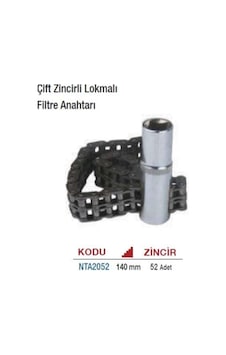 140mm Çift Zincirli 1/2" Lokmalı Filtre Anahtarı Nta2052 140mm Çift Zincirli 1/2" Lokmalı Filtre Anahtarı Nta2052