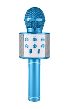 Ws-858 Mavi Karaoke Mikrofon Bluetooth Hoparlör Aux Usb Mikro Sd Kart Girişli Beyaz Ws-858 Mavi Karaoke Mikrofon Bluetooth Hoparlör Aux Usb Mikro Sd Kart Girişli Beyaz
