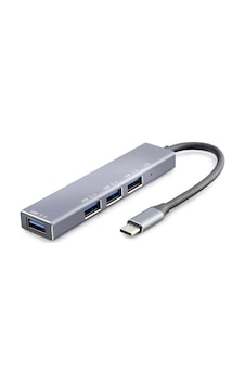 Type-c Hub 4 Usb3.0 Gri Hdx7043 Type-c Hub 4 Usb3.0 Gri Hdx7043
