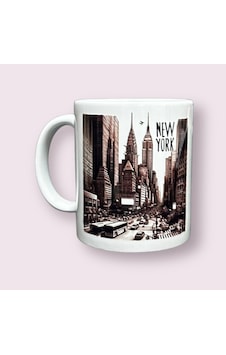 Newyork Çizimli Premium Kupa Newyork Çizimli Premium Kupa