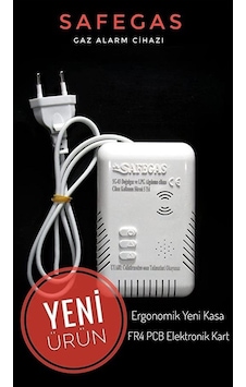 Safegas Sg-03 Gaz Alarm Cihazi Gazmer Ve Ce Onaylıdır Safegas Sg-03 Gaz Alarm Cihazi Gazmer Ve Ce Onaylıdır