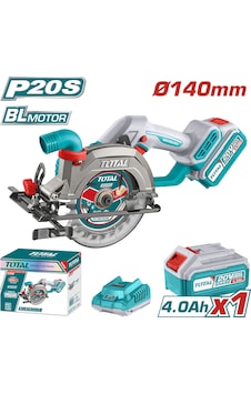 Total Tslı14021 P20S Li-Ion 20V 4.0Ah Akülü Daire Testere Total Tslı14021 P20S Li-Ion 20V 4.0Ah Akülü Daire Testere