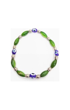 Oriental Kuyumculuk Jewellery Nazarlıklı Yeşil Bileklik Siyah Oriental Kuyumculuk Jewellery Nazarlıklı Yeşil Bileklik Siyah