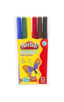 Play-Doh 6 Renk Keçeli Kalem Pvc 2Mm
