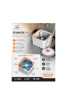 Otomatik Döner Mop Temiz Ve Kirli Suyu Ayıran Çift Hazneli Temizlik Seti 360 Döner Mikrofiber Mop Otomatik Döner Mop Temiz Ve Kirli Suyu Ayıran Çift Hazneli Temizlik Seti 360 Döner Mikrofiber Mop