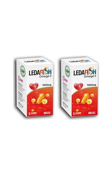 Ledapharma Ledafish Omega 3 1000Mg 60 Softgel Kapsül 2 Kutu Ledapharma Ledafish Omega 3 1000Mg 60 Softgel Kapsül 2 Kutu