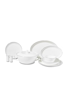 Korkmaz Lines Collection 58 Parça Platin Yemek Takımı A8264 Korkmaz Lines Collection 58 Parça Platin Yemek Takımı A8264