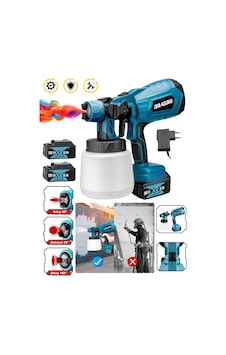 Dragro DRG-BYA999 999 Vf Mavi 20 Ah Çift Akülü Boya Tabancası Dragro DRG-BYA999 999 Vf Mavi 20 Ah Çift Akülü Boya Tabancası