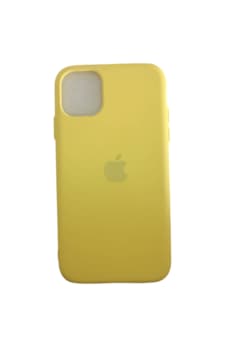 Soffany Apple Uyumlu iPhone 11 Logolu Kılıf Yeşil