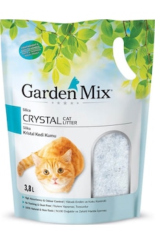 Gardenmıx Sılıca Jel Kedi Kumu 1-8 MM 3.8 L - Kokusuz Gardenmıx Sılıca Jel Kedi Kumu 1-8 MM 3.8 L - Kokusuz