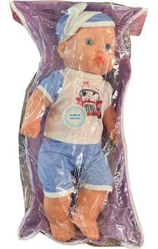 Asya Oyuncak Sesli Asya Bebek 35cm Elf23202-mavi Asya Oyuncak Sesli Asya Bebek 35cm Elf23202-mavi
