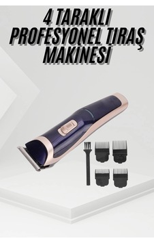 Paslanmaz Çelik Tıraş Makinesi 4 Başlıklı Tüm Saç Tipleri İçin - 14997 Paslanmaz Çelik Tıraş Makinesi 4 Başlıklı Tüm Saç Tipleri İçin - 14997