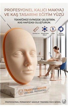 Mey İthalat 3d Kalıcı Makyaj Pratik Yüzü, Silikon Microblading Kaş Dudak Eğitim Mankeni 723165 Mey İthalat 3d Kalıcı Makyaj Pratik Yüzü, Silikon Microblading Kaş Dudak Eğitim Mankeni 723165
