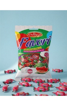 Evliya Şekerleme Favori Karpuz Aromalı Dolgulu Şeker 350 G Evliya Şekerleme Favori Karpuz Aromalı Dolgulu Şeker 350 G