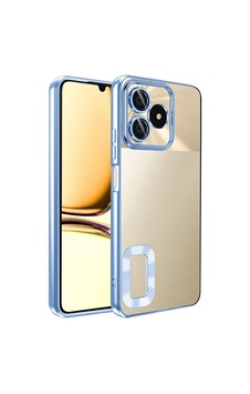 Realme Note 50 Kılıf Kamera Korumalı Logo Gösteren Zore Omega Kapak Sierra Mavi Realme Note 50 Kılıf Kamera Korumalı Logo Gösteren Zore Omega Kapak Sierra Mavi