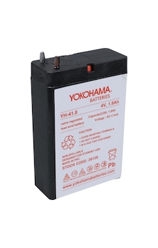Yokohama Yh-41.8 4v 1800 Mah Bakımsız Işıldak Aküsü Yokohama Yh-41.8 4v 1800 Mah Bakımsız Işıldak Aküsü