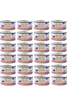 Nutri Feline Ton Balıklı Ve Somonlu Pate Tahılsız Yetişkin Kedi Konservesi 70 G X 24 Adet Nutri Feline Ton Balıklı Ve Somonlu Pate Tahılsız Yetişkin Kedi Konservesi 70 G X 24 Adet