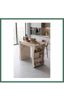 En-cag Mutfak Masası Mutfak Adası Ada Masa Bar Masası Kahvaltı Masası Raflı Çok Amaçlı Dolap Modern Masa 120x60 Cm 9835 Traverten Bss En-cag Mutfak Masası Mutfak Adası Ada Masa Bar Masası Kahvaltı Masası Raflı Çok Amaçlı Dolap Modern Masa 120x60 Cm 9835 Traverten Bss
