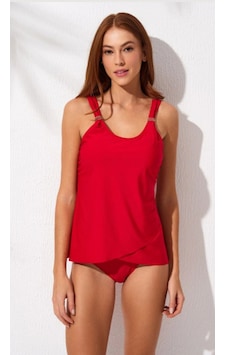 Pierre Cardin Yuvarlak Yaka Tankini Takım Yeni Sezon 2025 Kırmızı Pierre Cardin Yuvarlak Yaka Tankini Takım Yeni Sezon 2025 Kırmızı