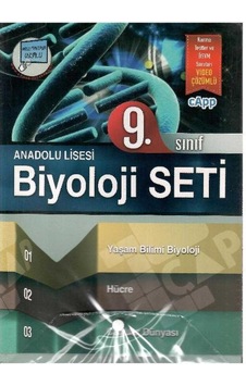 Çap Yayınları 9 Sınıf Anadolu Lisesi Biyoloji Seti Çap Yayınları 9 Sınıf Anadolu Lisesi Biyoloji Seti