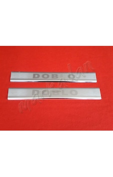 Markadan Fiat Doblo Krom Kapı Eşiği 2010 Sonrası 2 Parça Paslanma Markadan Fiat Doblo Krom Kapı Eşiği 2010 Sonrası 2 Parça Paslanma