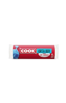 Cook Kokusuz Orta Boy Çöp Torbası 55x60 Cm 25 Paket X 15 Li Rulo Cook Kokusuz Orta Boy Çöp Torbası 55x60 Cm 25 Paket X 15 Li Rulo