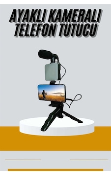 Tripod - 511 - Telefon Tutucu Kumandalı Mikrofon Led Işık Vlog - Csmo-tex - Video Kayıt Tripod - 511 - Telefon Tutucu Kumandalı Mikrofon Led Işık Vlog - Csmo-tex - Video Kayıt