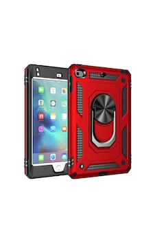 Apple Uyumlu İpad Mini 4/5 Kılıf Yüzüklü Standlı Armor Zırh Silikon Ultra Koruma Arka Kapak Apple Uyumlu İpad Mini 4/5 Kılıf Yüzüklü Standlı Armor Zırh Silikon Ultra Koruma Arka Kapak