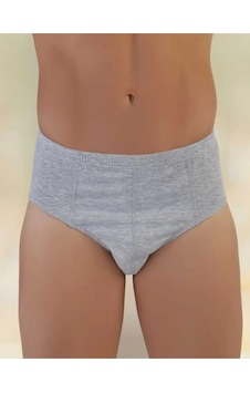 İki Yıldız Erkek Penye Slip Külot 3'lü Paket 07 Gri İki Yıldız Erkek Penye Slip Külot 3'lü Paket 07 Gri
