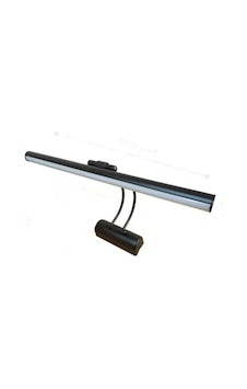 Flüt Kuğu Duvar Üstü Ledli Aplik 50 cm Siyah renk gün Işığı Siyah Flüt Kuğu Duvar Üstü Ledli Aplik 50 cm Siyah renk gün Işığı Siyah