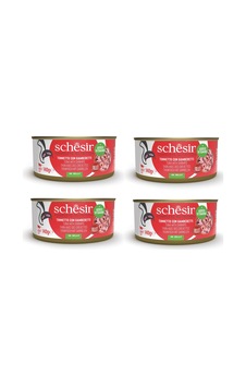 Schesir Ton Ve Karidesli Tam Ve Dengeli Kedi Konserve Jöleli 140 Gr. X 4 Adet Schesir Ton Ve Karidesli Tam Ve Dengeli Kedi Konserve Jöleli 140 Gr. X 4 Adet