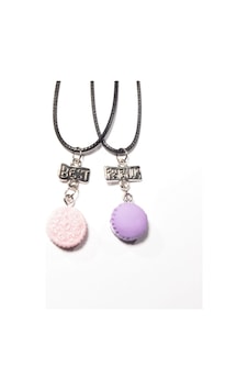 Tedz Collection Cookies Arkadaşlık Kolyesi Siyah Tedz Collection Cookies Arkadaşlık Kolyesi Siyah