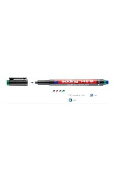 Edding 149 M Asetat Kalemi Silgili 10'lu Kutu Mavi