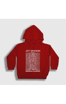 Presmono Unisex Çocuk Unknown Pleasures Joy Division Kapüşonlu Sweatshirt Kırmızı Presmono Unisex Çocuk Unknown Pleasures Joy Division Kapüşonlu Sweatshirt Kırmızı