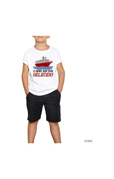 Zepplin Giyim O Gemi Bir Gün Gelecek Beyaz Çocuk Tişört Zepplin Giyim O Gemi Bir Gün Gelecek Beyaz Çocuk Tişört