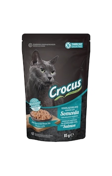 Crocus Pouch Kısırlaştırılmış Tahılsız Somonlu Yetişkin Kedi Maması 85 G Crocus Pouch Kısırlaştırılmış Tahılsız Somonlu Yetişkin Kedi Maması 85 G