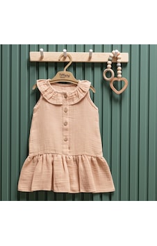 Tiffany Baby & Kids Tiffany Baby Müslin Theme Elbise 26086 Bej