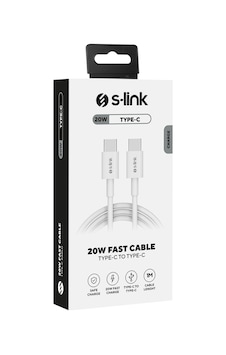 S-link Sl-c122 1m Type-c To Ttpe-c Data+şarj Kablo S-link Sl-c122 1m Type-c To Ttpe-c Data+şarj Kablo