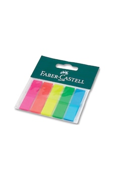 Faber-Castell Page Marker(Film Index),5 Renk Yapışkanlı Ayraç Seti,12x44 mm,Ekstra Yapışkanlı,Solvent İçermez Faber-Castell Page Marker(Film Index),5 Renk Yapışkanlı Ayraç Seti,12x44 mm,Ekstra Yapışkanlı,Solvent İçermez