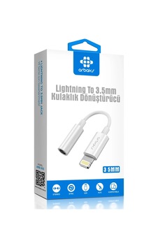 Erdo Ticaret Lightning 3,5 Mm Kulaklık Jakı Adaptörü Arb-505 Erdotıca Erdo Ticaret Lightning 3,5 Mm Kulaklık Jakı Adaptörü Arb-505 Erdotıca