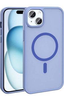Nihcase Apple Uyumlu iPhone 15 Plus Kılıf M-safe Şarj Özellikli Mat Arka Yüzey Sio Kapak