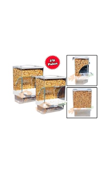 Garden Mix Kuşlar için Bölmeli Akıllı Yemlik 2adet