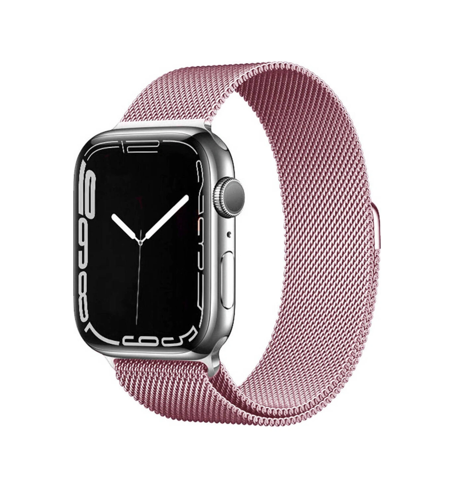 Adige Apple Uyumlu Watch 11 46mm Kordon Kayış Metal Hasır Örgülü Adige Apple Uyumlu Watch 11 46mm Kordon Kayış Metal Hasır Örgülü