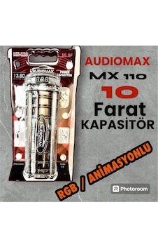 Audıomax 10 Farad -ledli-rgb -animasyonlu-remoteli Kapasitör Audıomax 10 Farad -ledli-rgb -animasyonlu-remoteli Kapasitör