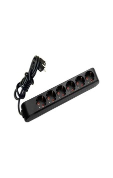 Dıfa Pack Viko Multi-let 6lı Topraklı Kablolu Ç.k 5mt Siyah Priz
