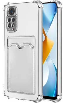 Adige Xiaomi Redmi Note 12 Pro 4g Kılıf Kamera Korumalı Kartlıklı Setra Şeffaf Silikon Adige Xiaomi Redmi Note 12 Pro 4g Kılıf Kamera Korumalı Kartlıklı Setra Şeffaf Silikon