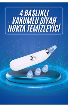 Siyah Nokta Temizleme Cihazı 4 Başlıklı Vakumlu Pilli Ölü Deri Arındırma Siyah Nokta Temizleme Cihazı 4 Başlıklı Vakumlu Pilli Ölü Deri Arındırma